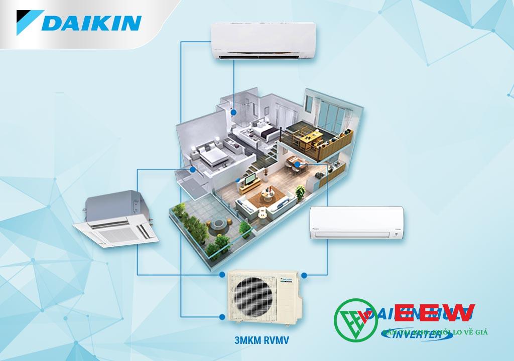 Điều hòa multi Daikin 18.000BTU 3MKM52RVMV - lọc không khí thông minh, bảo vệ sức khỏe cả nhà