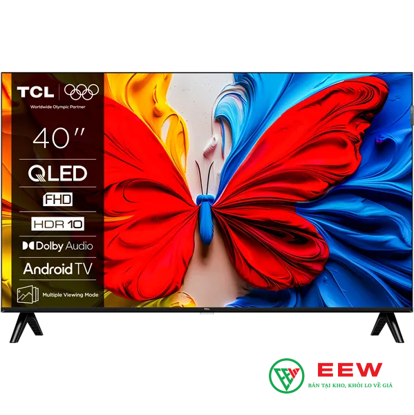 Google Tivi TCL QLED Full HD 40S5K - Thiết kế mỏng nhẹ, sang trọng, nâng tầm không gian sống của bạn