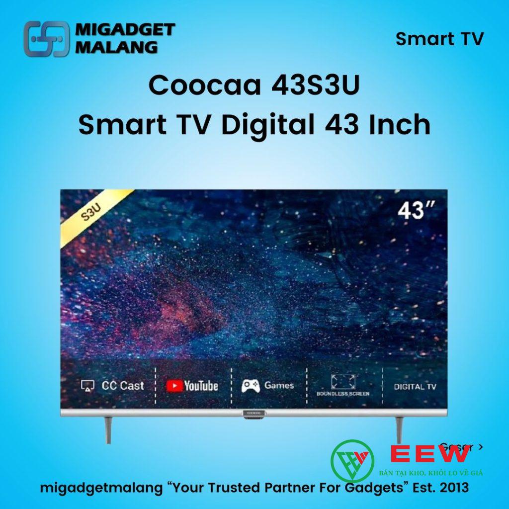 Smart Tivi Coocaa FHD 43S3U+ - Độ phân giải Full HD, chi tiết hình ảnh rõ nét từng khung hình