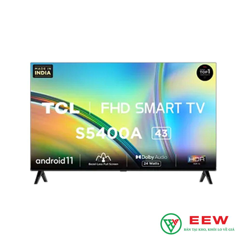 Smart Tivi TCL 43S5400A Android 11 - Âm thanh sống động, kết nối không dây tiện lợi mọi lúc Smart Tivi TCL 43S5400A Android 11 - Âm thanh sống động, kết nối không dây tiện lợi mọi lúc