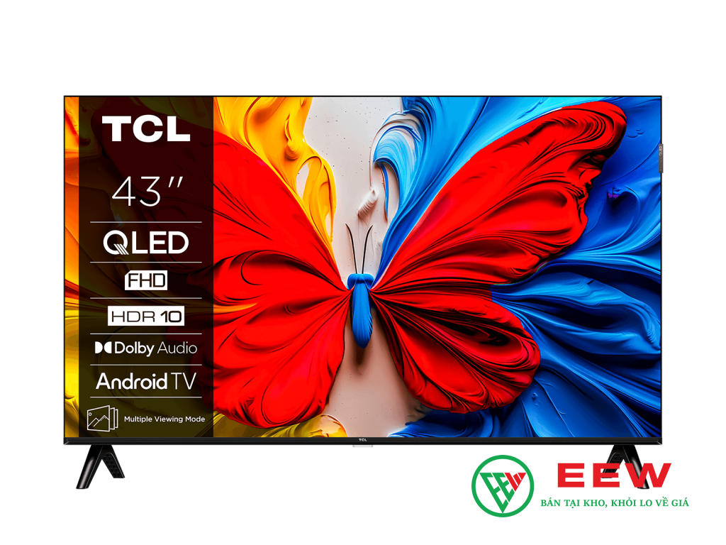 Google Tivi QLED TCL AI FHD 43S5K - Màn hình 43 inch sắc nét, sống động như thật Google Tivi QLED TCL AI FHD 43S5K - Màn hình 43 inch sắc nét, sống động như thật