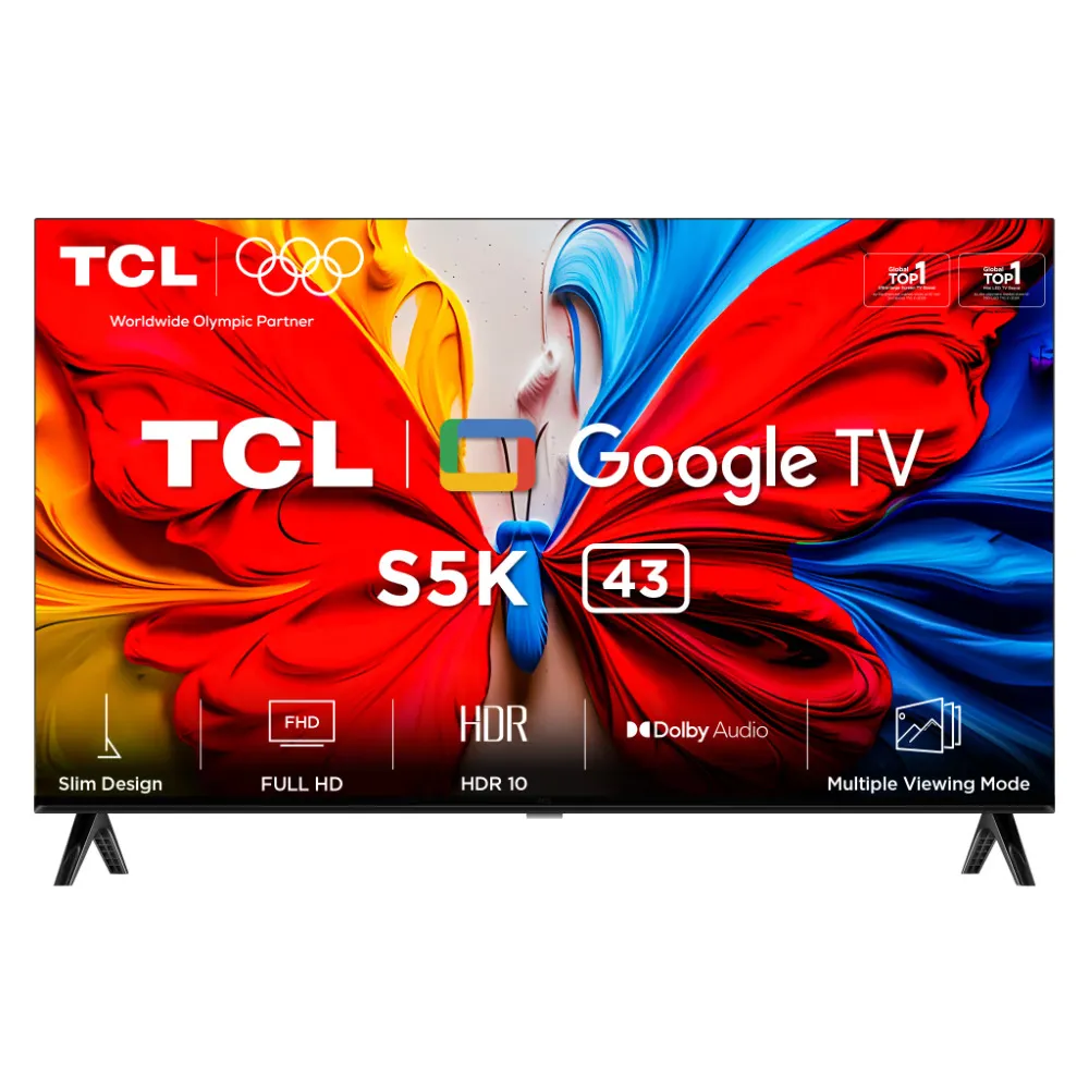 Google Tivi QLED TCL AI FHD 43S5K - Âm thanh vòm ấn tượng, hòa mình vào từng khung hình Google Tivi QLED TCL AI FHD 43S5K - Âm thanh vòm ấn tượng, hòa mình vào từng khung hình