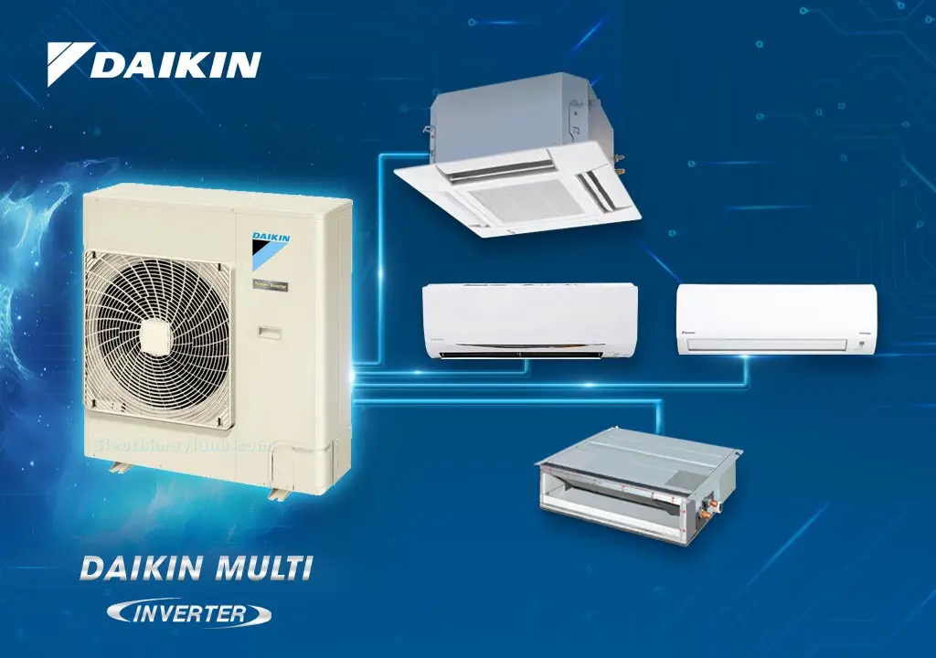 Điều hòa multi Daikin 27.000BTU 4MKM80RVMV - công nghệ inverter làm mát nhanh chóng Điều hòa multi Daikin 27.000BTU 4MKM80RVMV - công nghệ inverter làm mát nhanh chóng