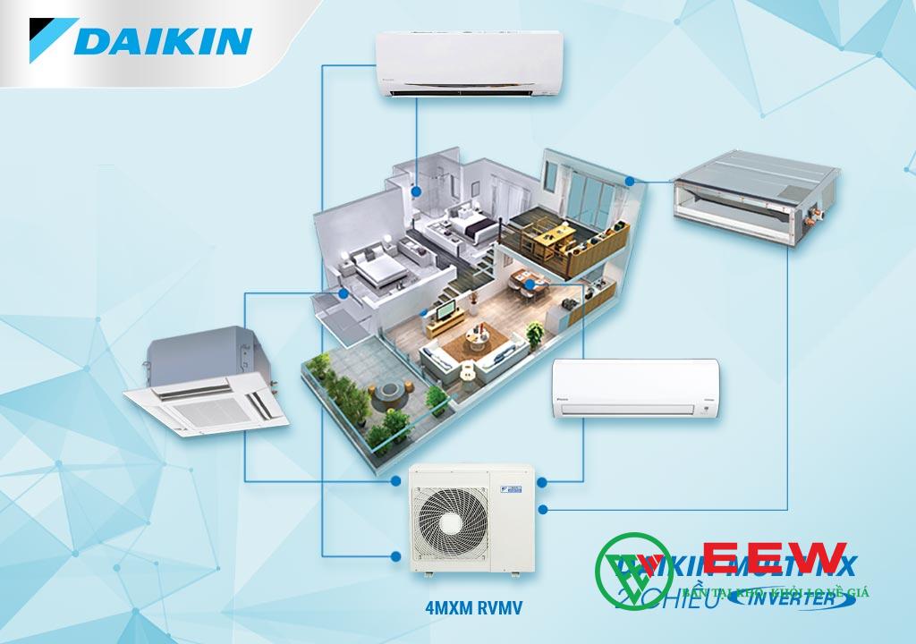 Điều hòa multi Daikin 27.000BTU 4MXM80RVMV - công nghệ inverter tiết kiệm điện hiệu quả