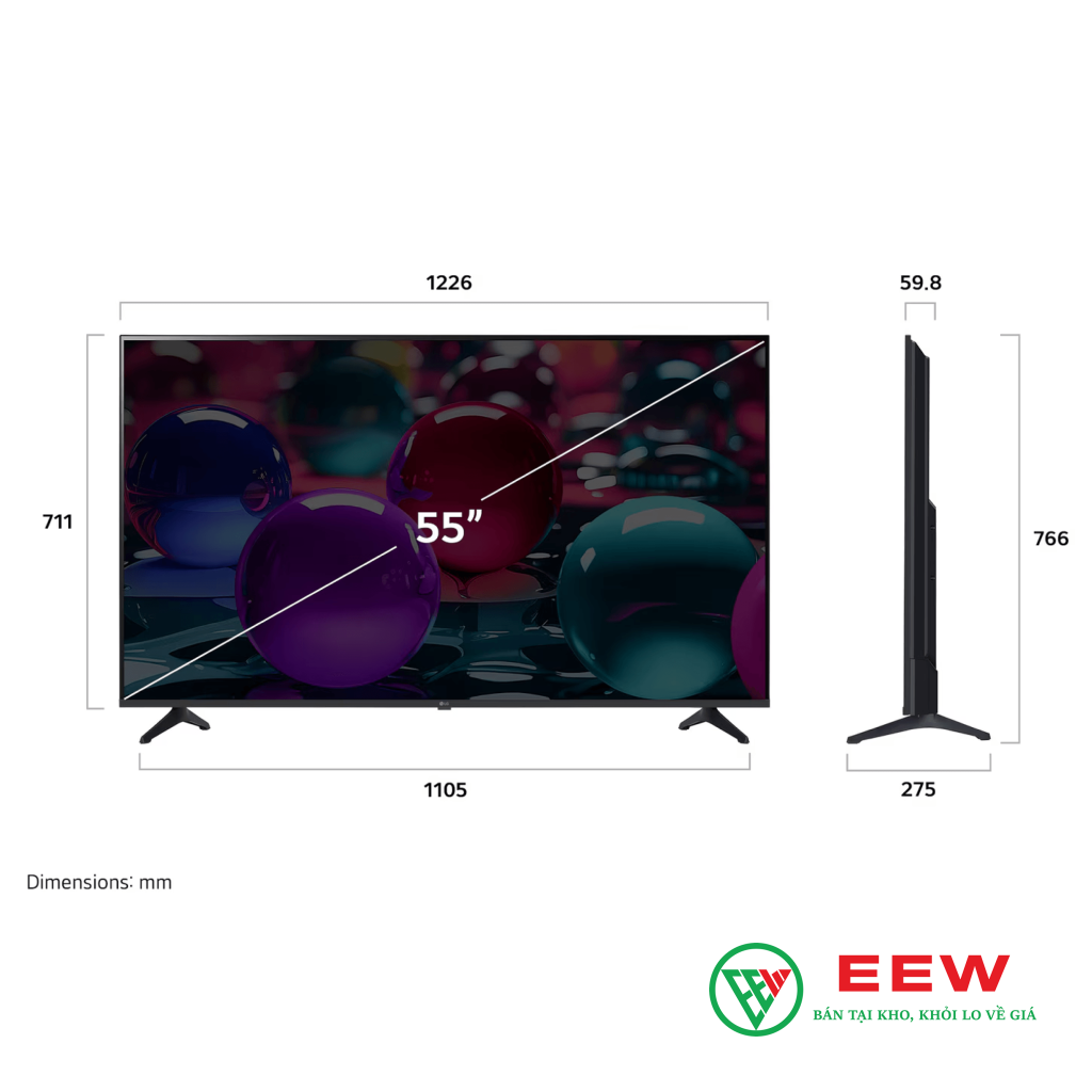Tivi LG AI 4K 55 Inch 55UA7350PSB