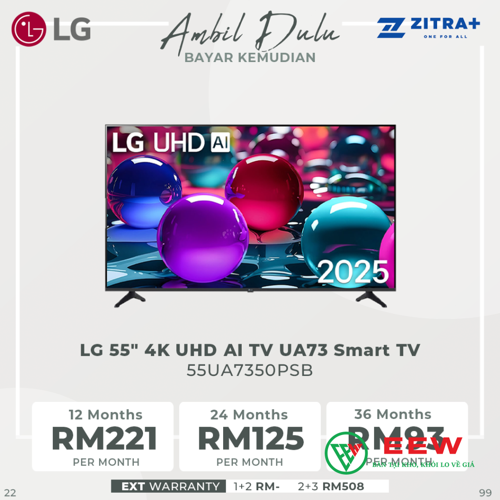 Tivi LG AI 4K 55 Inch 55UA7350PSB Tivi LG AI 4K 55 Inch 55UA7350PSB