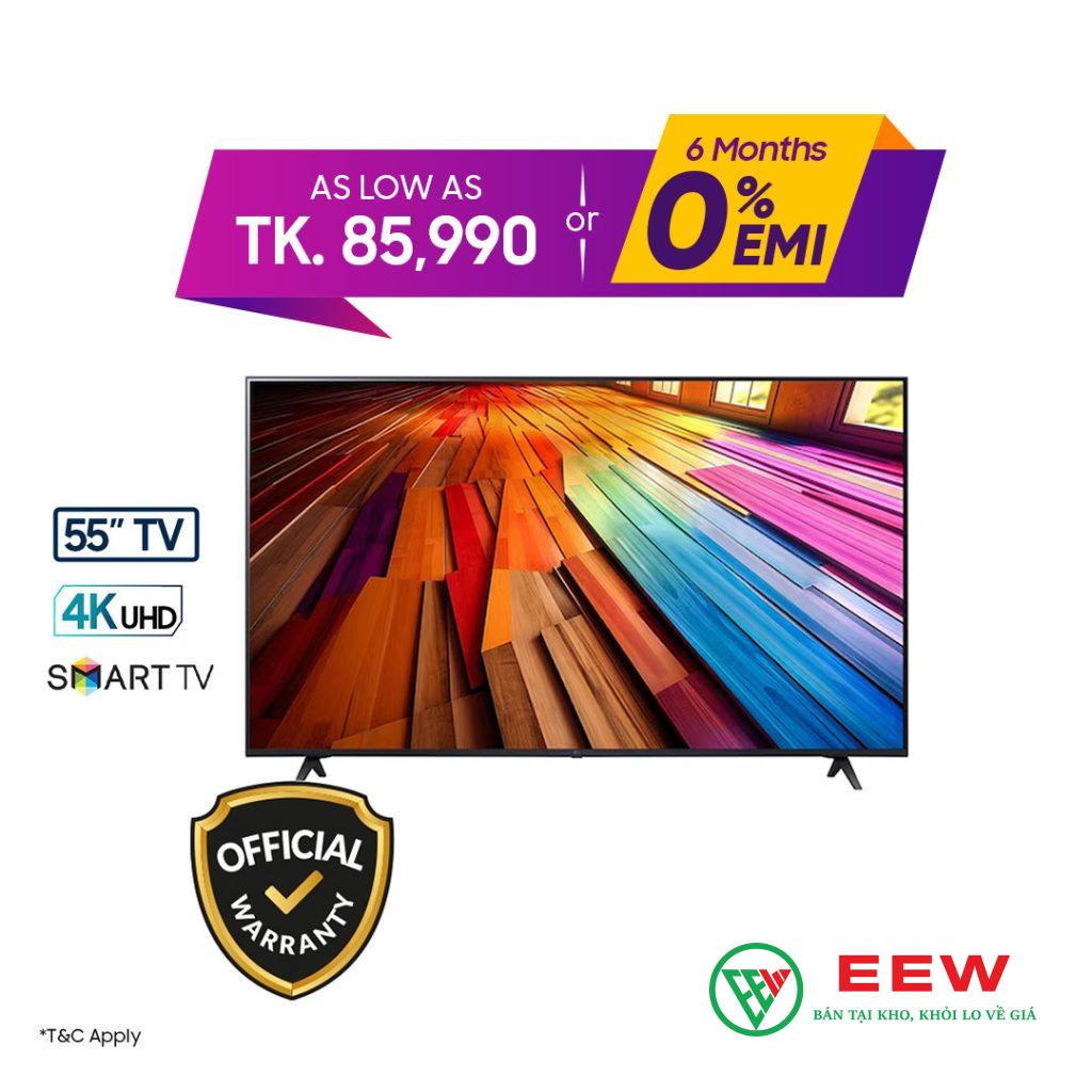 Smart Tivi LG 4K 55UT8050PSB - Âm thanh vòm ảo, đắm chìm trong từng thước phim