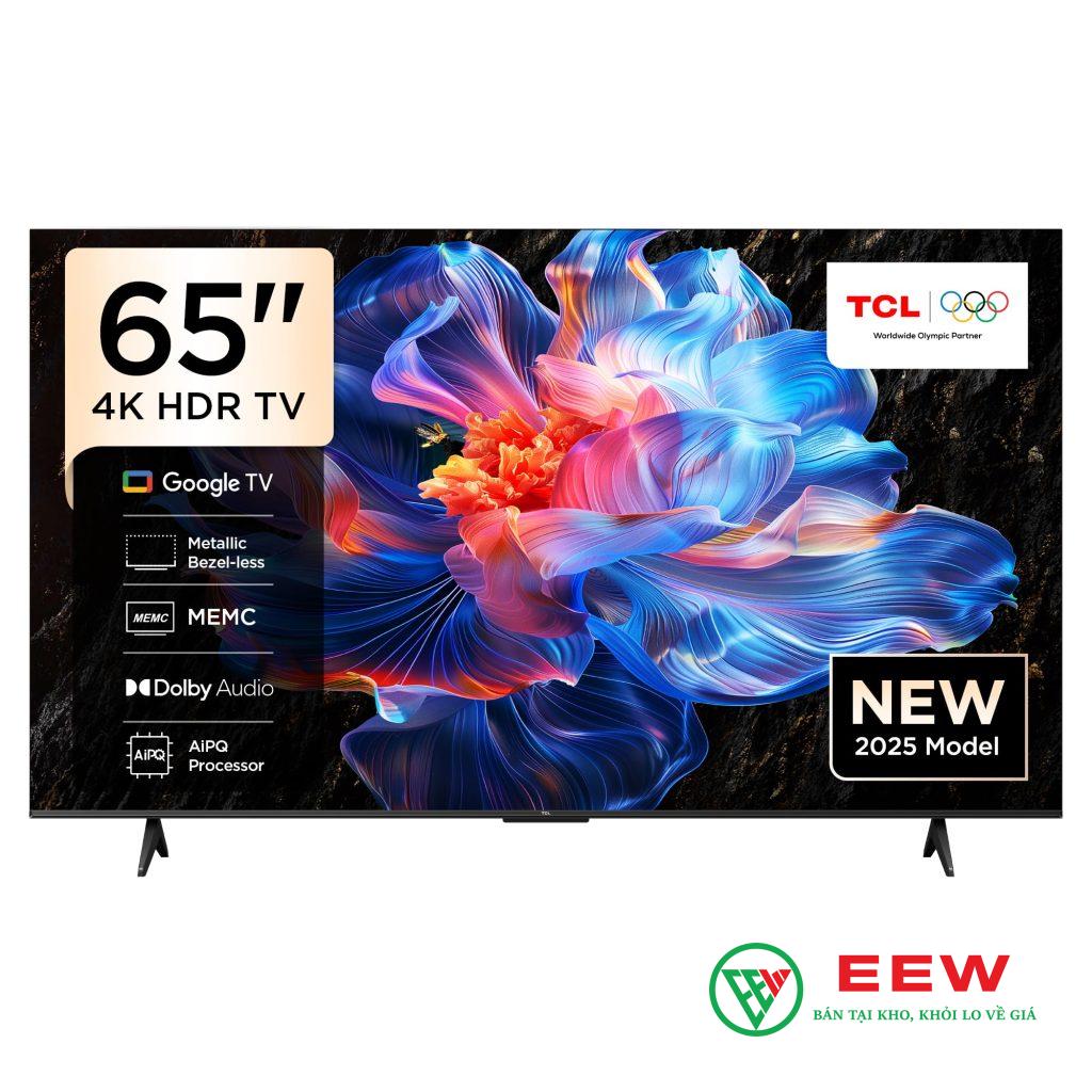 Google Tivi TCL 4K 65P6K - Công nghệ HDR10+, màu sắc rực rỡ và chi tiết sắc nét