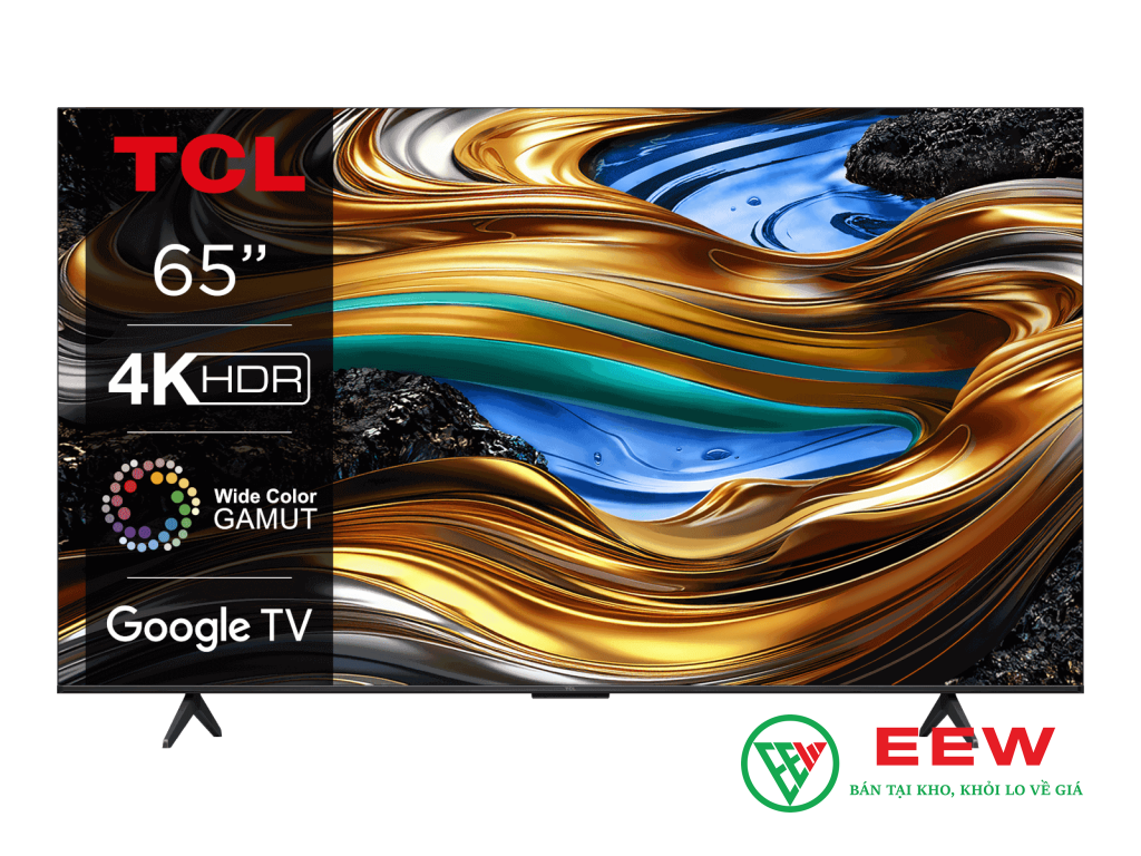 Google Tivi LED TCL 4K 65P755 Pro - thiết kế sang trọng, phù hợp mọi không gian giải trí hiện đại