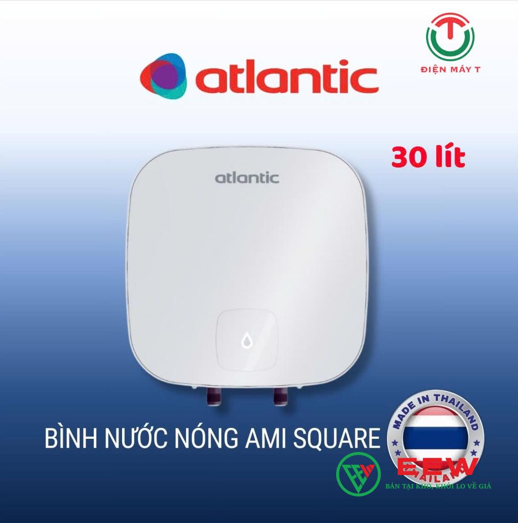 Máy nước nóng Atlantic vuông 831261 – dung tích 30L, đáp ứng nhu cầu tắm ấm nhanh chóng Máy nước nóng Atlantic vuông 831261 – dung tích 30L, đáp ứng nhu cầu tắm ấm nhanh chóng
