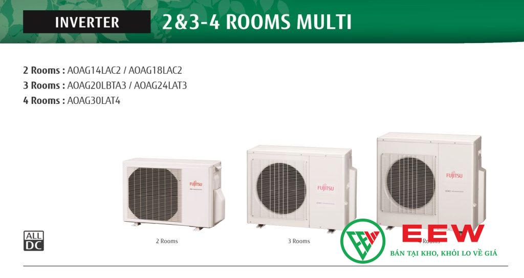 Điều hòa Multi Fujitsu AOAG24LAT3 - công nghệ inverter hiện đại, vận hành êm ái suốt ngày đêm Điều hòa Multi Fujitsu AOAG24LAT3 - công nghệ inverter hiện đại, vận hành êm ái suốt ngày đêm