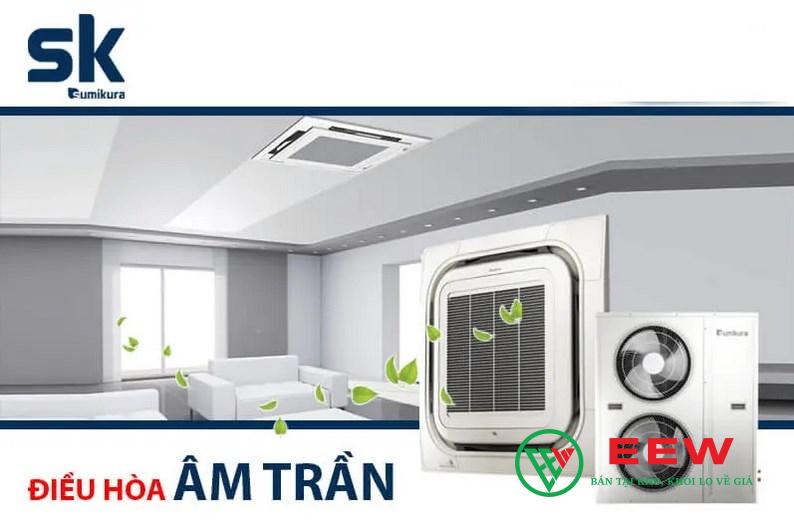 Điều hòa âm trần Sumikura 18000BTU inverter 2 chiều – giải pháp làm mát tối ưu cho không gian sang trọng