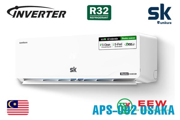 Điều hòa Sumikura 9000BTU 1 chiều inverter APS/APO-092 OSAKA