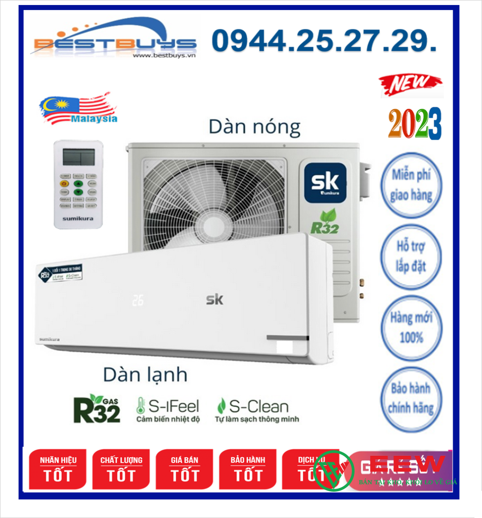Điều hòa Sumikura 28000BTU 2 chiều APS/APO-H280