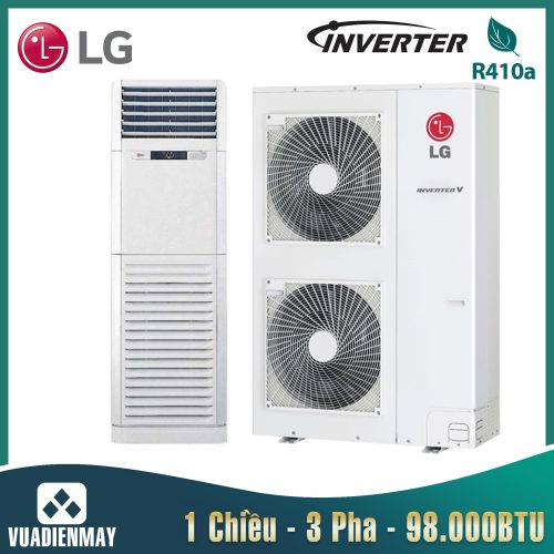 Điều hòa tủ đứng LG 98.000BTU inverter 1 chiều APUQ100LFA0/APNQ100LFA0