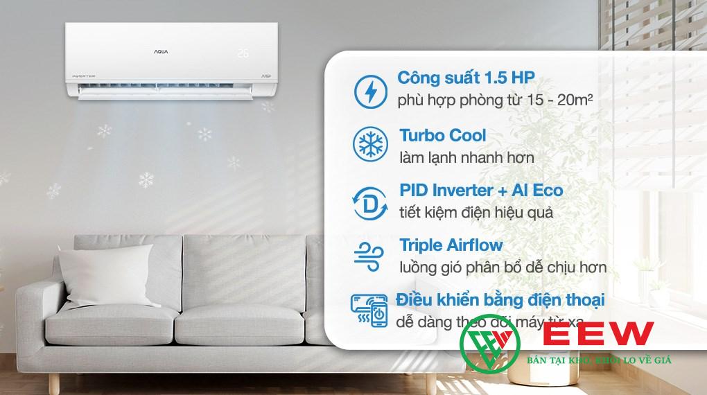 Điều hòa AQUA 1 chiều AQA-RV13QA5 - giải pháp làm mát hiệu quả cho mùa hè oi bức Điều hòa AQUA 1 chiều AQA-RV13QA5 - giải pháp làm mát hiệu quả cho mùa hè oi bức