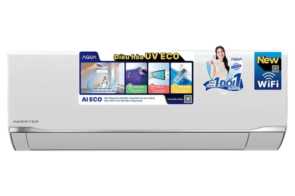 Điều hòa AQUA inverter 24000BTU 1 chiều AQA-RV24TA