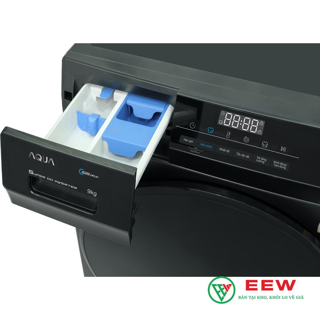 Máy giặt Aqua AQD-D903G.BK 9 kg - công nghệ Inverter êm ái, giặt sạch sâu mọi vết bẩn