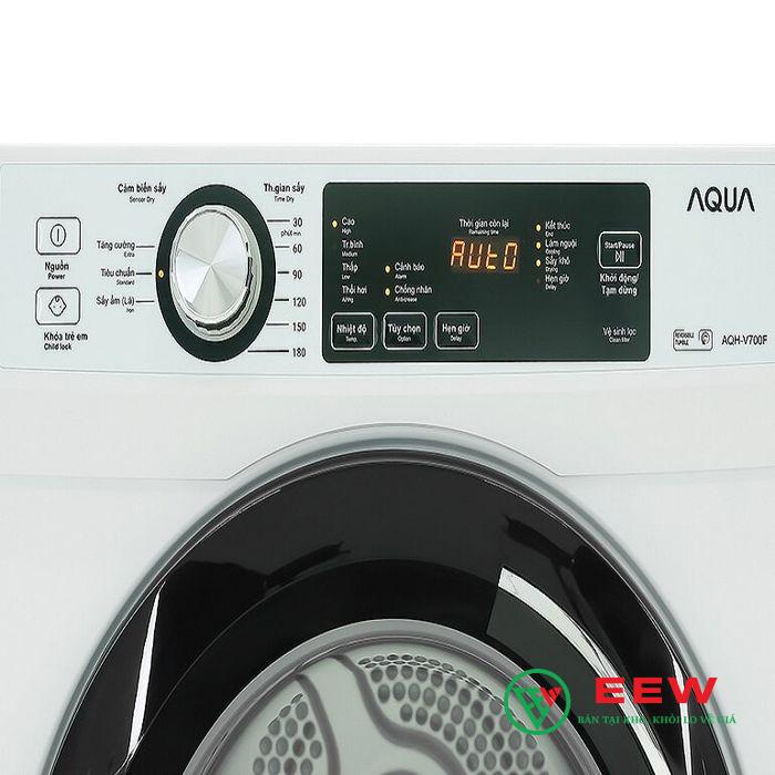Máy sấy Aqua 7 kg cửa ngang AQH-V700FW Máy sấy Aqua 7 kg cửa ngang AQH-V700FW