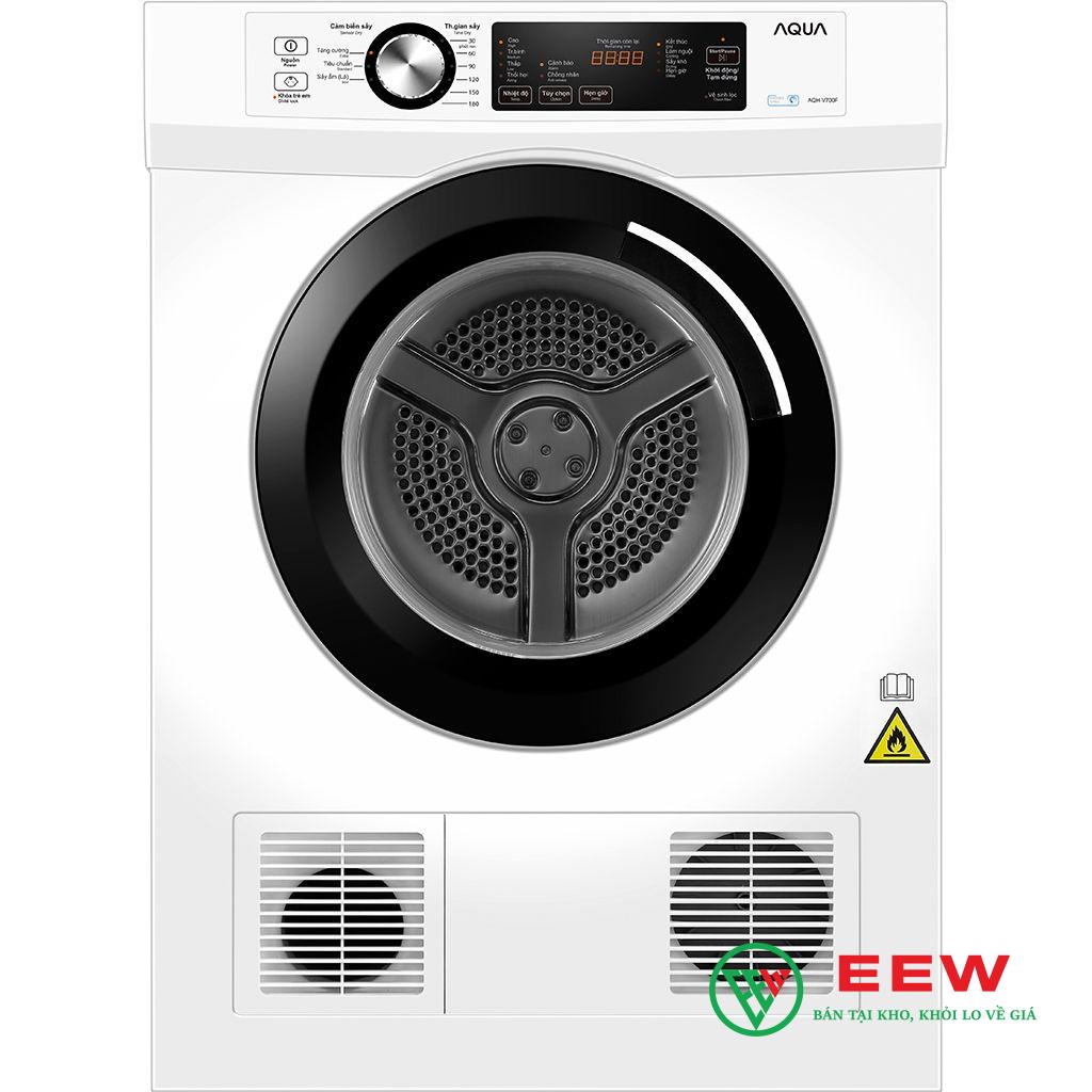 Máy sấy Aqua 7 kg cửa ngang AQH-V700FW