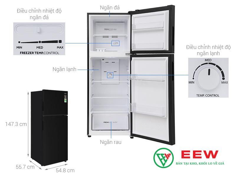 Tủ lạnh Aqua AQR-T239FA(FB) 212 lít - thiết kế sang trọng, dung tích rộng rãi cho gia đình nhỏ Tủ lạnh Aqua AQR-T239FA(FB) 212 lít - thiết kế sang trọng, dung tích rộng rãi cho gia đình nhỏ