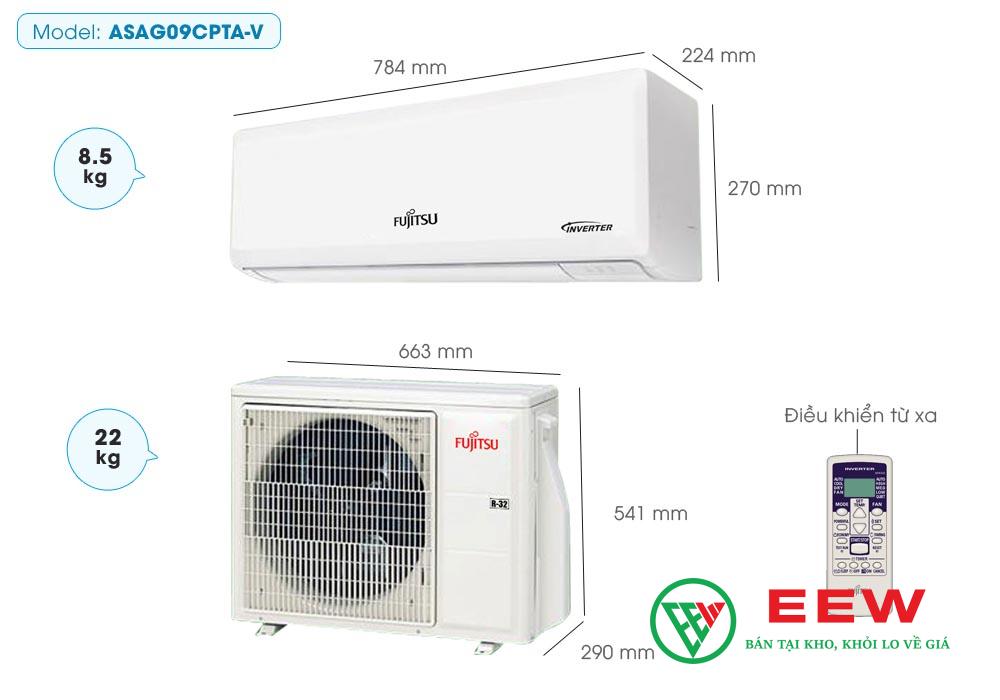 Điều hòa Fujitsu ASAG09CPTA-V - lọc không khí thông minh, bảo vệ sức khỏe cả nhà Điều hòa Fujitsu ASAG09CPTA-V - lọc không khí thông minh, bảo vệ sức khỏe cả nhà
