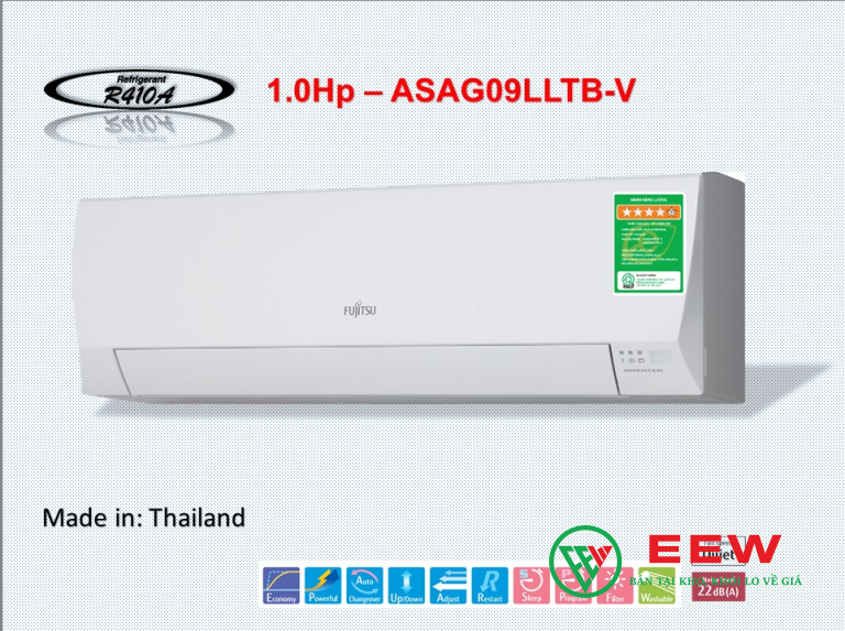 Điều hòa Fujitsu ASAG09LLTB-V - thiết kế sang trọng, tích hợp bộ lọc không khí thông minh Điều hòa Fujitsu ASAG09LLTB-V - thiết kế sang trọng, tích hợp bộ lọc không khí thông minh