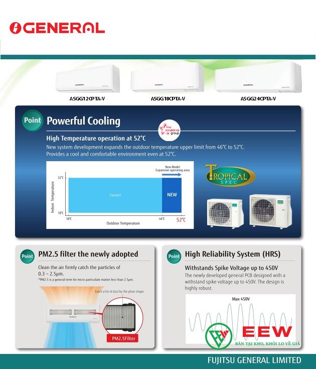 Điều hòa Fujitsu 1 chiều inverter - giải pháp làm mát bền bỉ, tiết kiệm chi phí điện năng