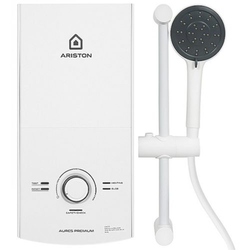 Máy nước nóng Ariston Trực Tiếp không bơm 4500w Aures Premium 4.5 IVORY