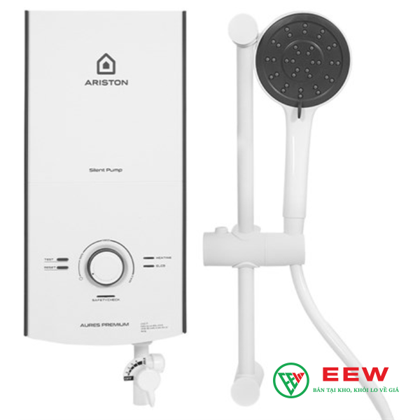 Máy nước nóng Ariston Trực Tiếp 4500w Aures Premium 4.5P Ivory Máy nước nóng Ariston Trực Tiếp 4500w Aures Premium 4.5P Ivory