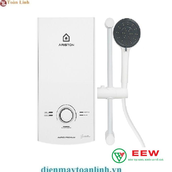 Máy nước nóng Ariston Trực Tiếp 4500w Aures Premium 4.5P Ivory Máy nước nóng Ariston Trực Tiếp 4500w Aures Premium 4.5P Ivory
