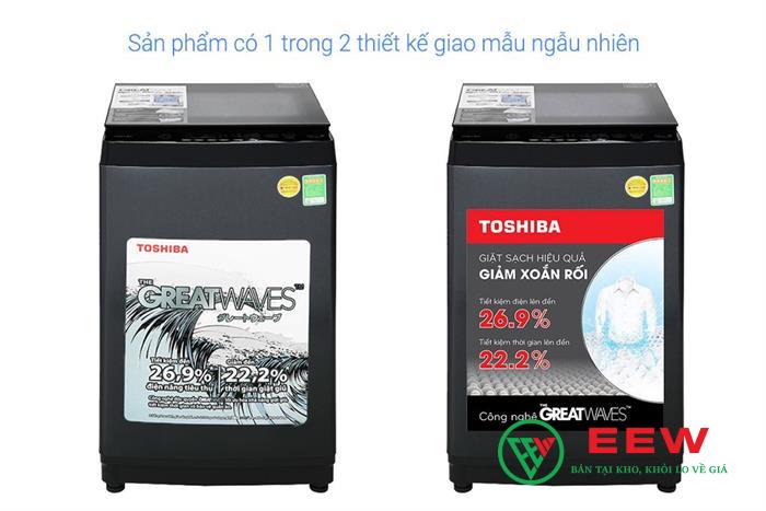 Máy giặt Toshiba 10 kg AW-M1100PV(MK) - Thiết kế hiện đại, vận hành êm ái không tiếng ồn