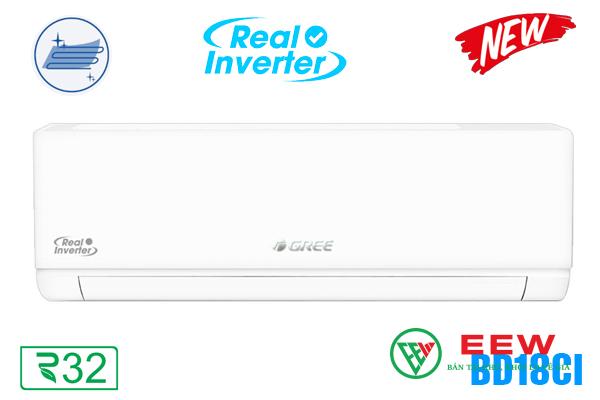 Điều hòa Gree 18.000BTU BD18CI - Tiết kiệm điện tối ưu với công nghệ Inverter hiện đại Điều hòa Gree 18.000BTU BD18CI - Tiết kiệm điện tối ưu với công nghệ Inverter hiện đại