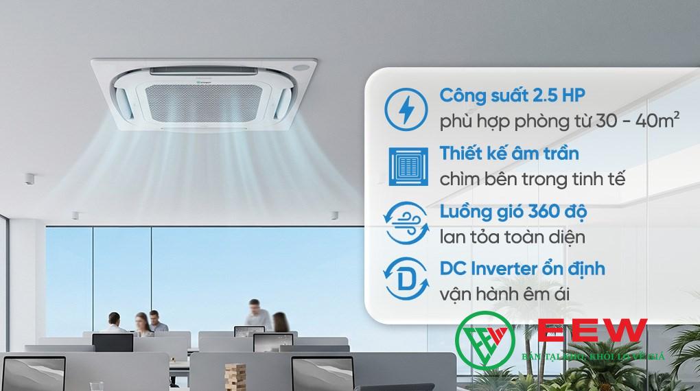 Điều hòa âm trần Casper 24.000BTU CC-24IS36 Điều hòa âm trần Casper 24.000BTU CC-24IS36