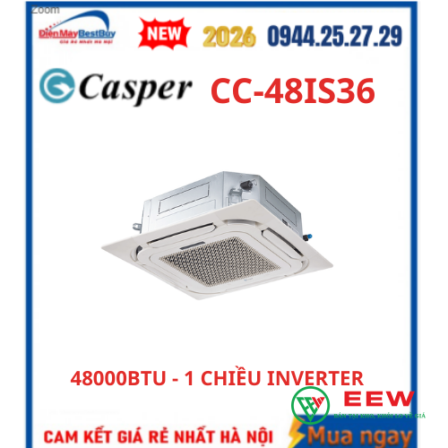 Điều hòa âm trần Casper 48.000BTU CC-48IS36 Điều hòa âm trần Casper 48.000BTU CC-48IS36