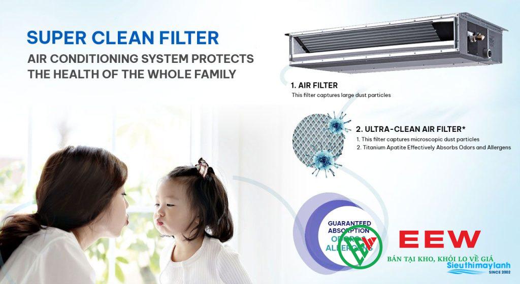Điều hòa multi Daikin 24.000BTU CDXM71RVMV - vận hành bền bỉ, chế độ tự làm sạch thông minh