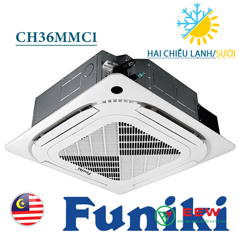 Điều hòa Funiki 36.000BTU 2 chiều - công nghệ inverter thông minh, vận hành êm ái Điều hòa Funiki 36.000BTU 2 chiều - công nghệ inverter thông minh, vận hành êm ái