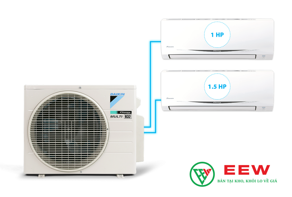 Điều hòa multi Daikin 9.000BTU 1 chiều CTKC25RVMV - tiết kiệm điện tối ưu cho gia đình bạn