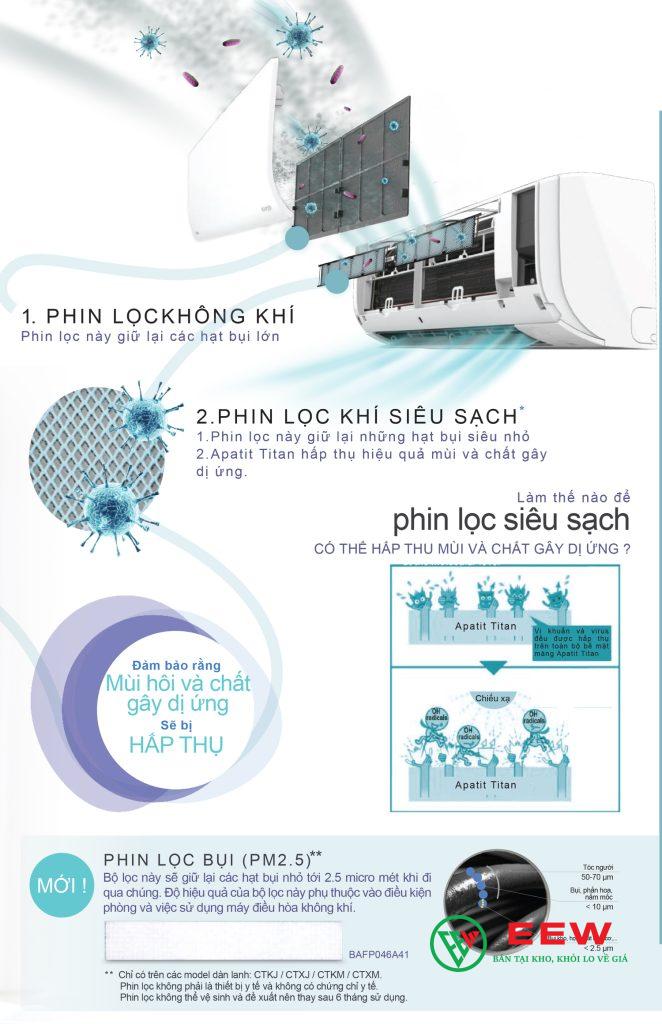 Điều hòa multi Daikin 18.000BTU CTKM50RVMV - chế độ ngủ đêm thoải mái, tiết kiệm năng lượng hiệu quả Điều hòa multi Daikin 18.000BTU CTKM50RVMV - chế độ ngủ đêm thoải mái, tiết kiệm năng lượng hiệu quả