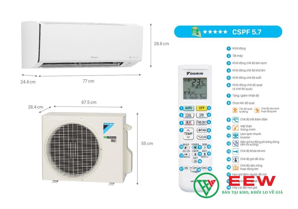 Điều hòa multi Daikin CTXM71RVMV - vận hành êm ái, mang lại giấc ngủ ngon Điều hòa multi Daikin CTXM71RVMV - vận hành êm ái, mang lại giấc ngủ ngon
