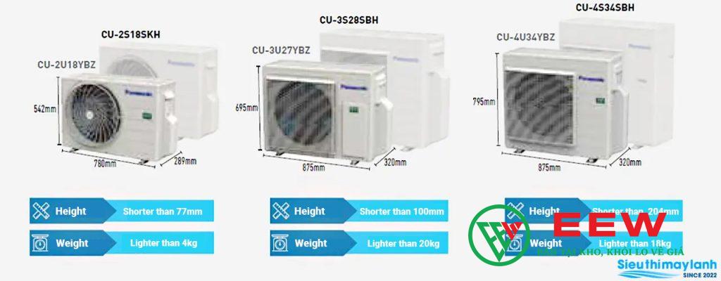 Điều hòa Panasonic CU-3U27YBZ - thiết kế sang trọng, vận hành mạnh mẽ, dễ dàng lắp đặt Điều hòa Panasonic CU-3U27YBZ - thiết kế sang trọng, vận hành mạnh mẽ, dễ dàng lắp đặt
