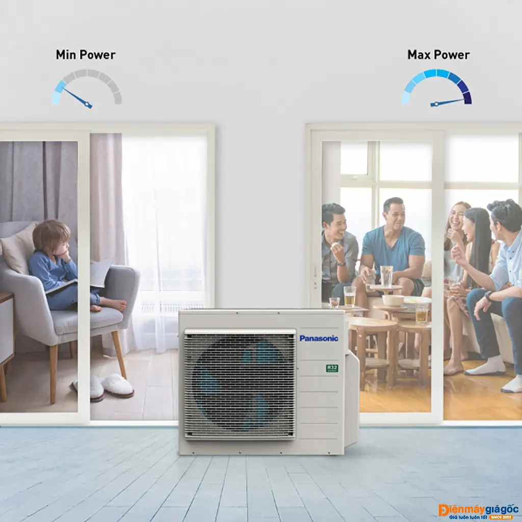 Điều hòa 1 nóng 4 lạnh Panasonic CU-4U34YBZ - Thiết kế sang trọng, vận hành êm ái Điều hòa 1 nóng 4 lạnh Panasonic CU-4U34YBZ - Thiết kế sang trọng, vận hành êm ái