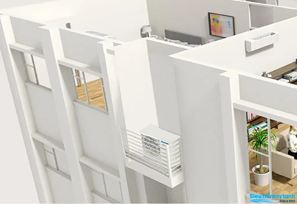 Điều hòa multi Panasonic 2 chiều 34000BTU CU-5Z100WBH-8 Điều hòa multi Panasonic 2 chiều 34000BTU CU-5Z100WBH-8