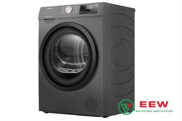 Hisense DH80N1T 8 kg - công nghệ bơm nhiệt hiện đại, sấy khô nhanh không lo hư hại