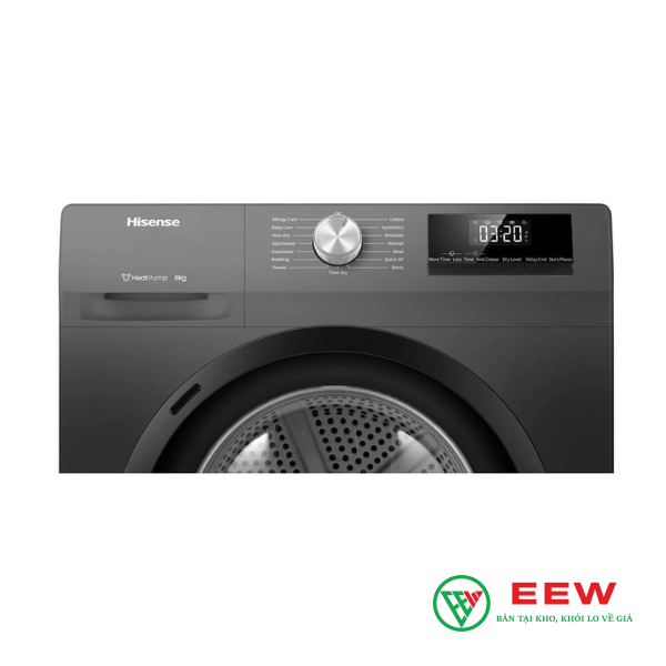 Máy sấy Hisense DH80N1T - dung tích 8 kg, phù hợp gia đình đông người Máy sấy Hisense DH80N1T - dung tích 8 kg, phù hợp gia đình đông người