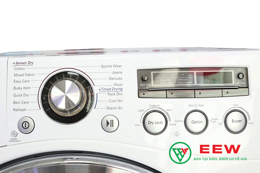Máy sấy LG DR-80BW 8kg - công nghệ Dual Inverter êm ái, bảo vệ quần áo