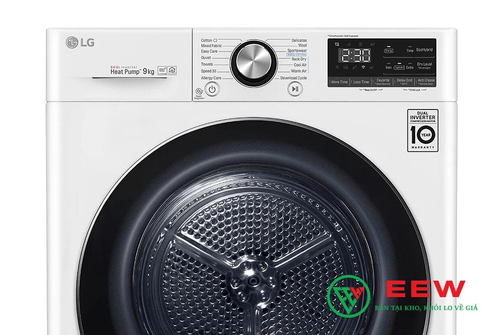 Máy sấy LG 9kg dual inverter DVHP09W Máy sấy LG 9kg dual inverter DVHP09W