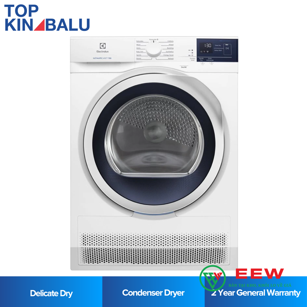 Máy sấy Electrolux EDC704GEWA 7Kg - công nghệ ngưng tụ hiện đại, không lo ẩm mốc Máy sấy Electrolux EDC704GEWA 7Kg - công nghệ ngưng tụ hiện đại, không lo ẩm mốc