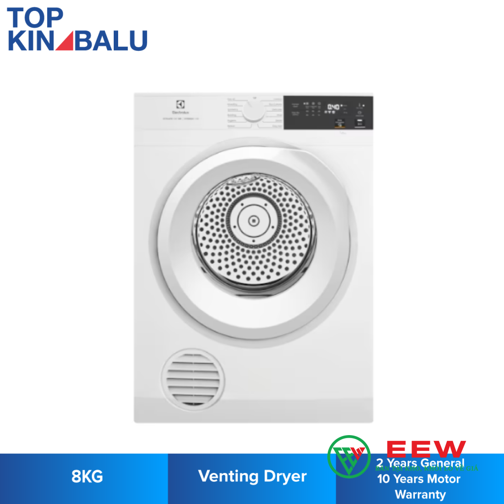 Máy sấy Electrolux EDV804H3WC 8Kg - Tiết kiệm điện năng, bảo vệ môi trường hiệu quả Máy sấy Electrolux EDV804H3WC 8Kg - Tiết kiệm điện năng, bảo vệ môi trường hiệu quả