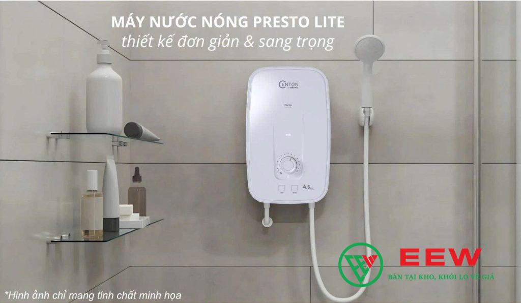 Máy nước nóng Centon Presto Lite EIWH P M-N1 4.5kW - thiết kế nhỏ gọn, lắp đặt dễ dàng mọi không gian